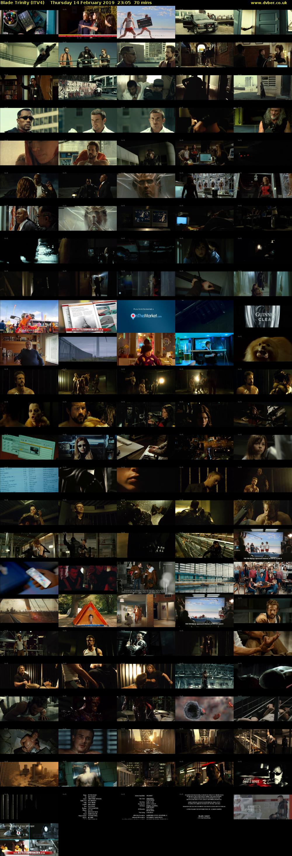 Blade Trinity (ITV4) Thursday 14 February 2019 23:05 - 00:15