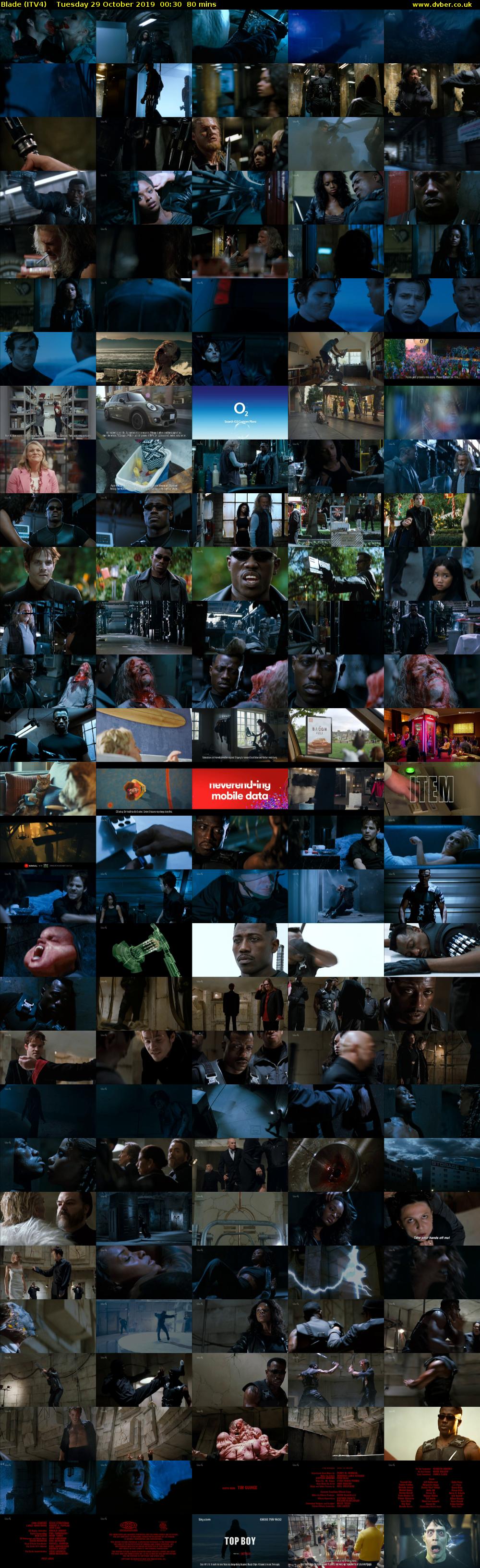 Blade (ITV4) Tuesday 29 October 2019 00:30 - 01:50