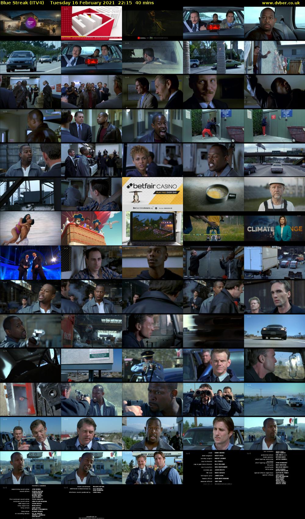 Blue Streak (ITV4) Tuesday 16 February 2021 22:15 - 22:55