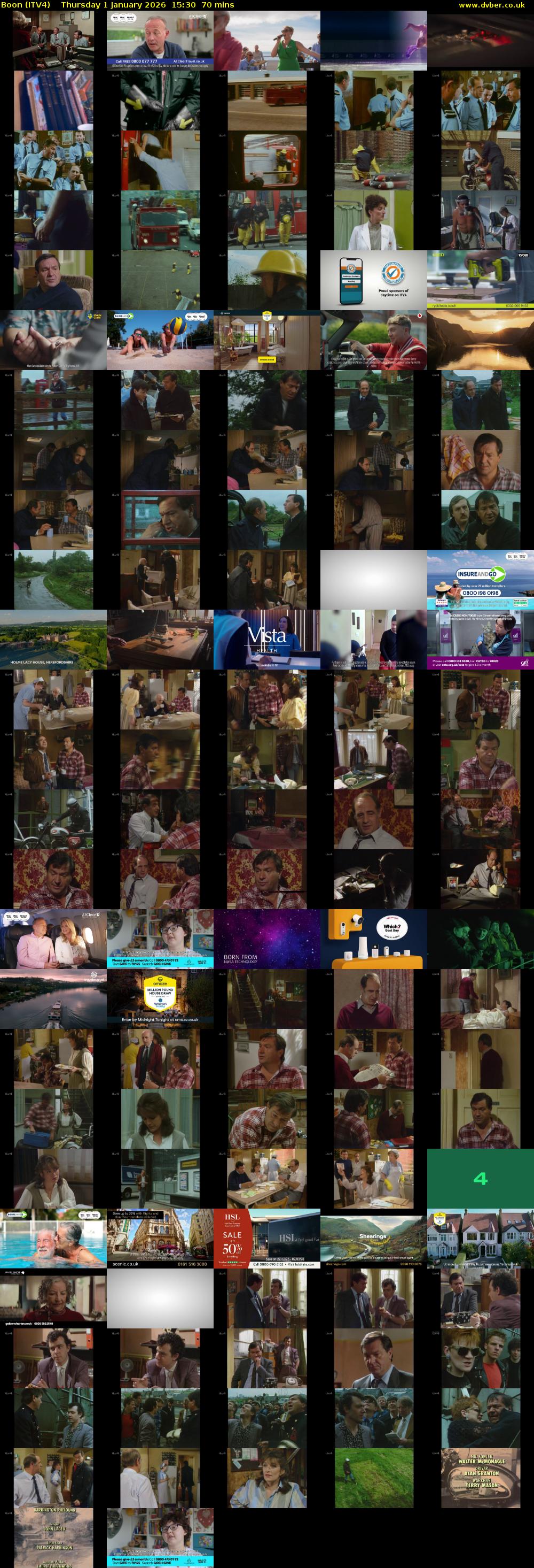 Boon (ITV4) Thursday 1 January 2026 15:30 - 16:40