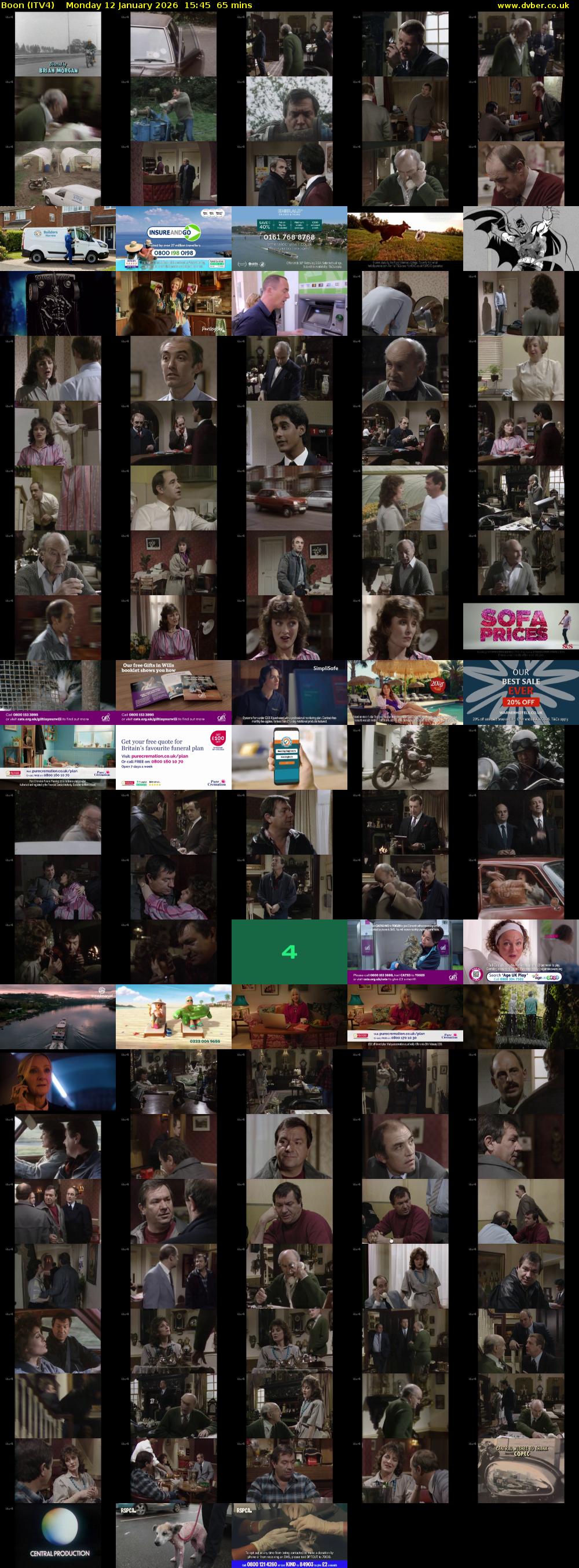 Boon (ITV4) Monday 12 January 2026 15:45 - 16:50