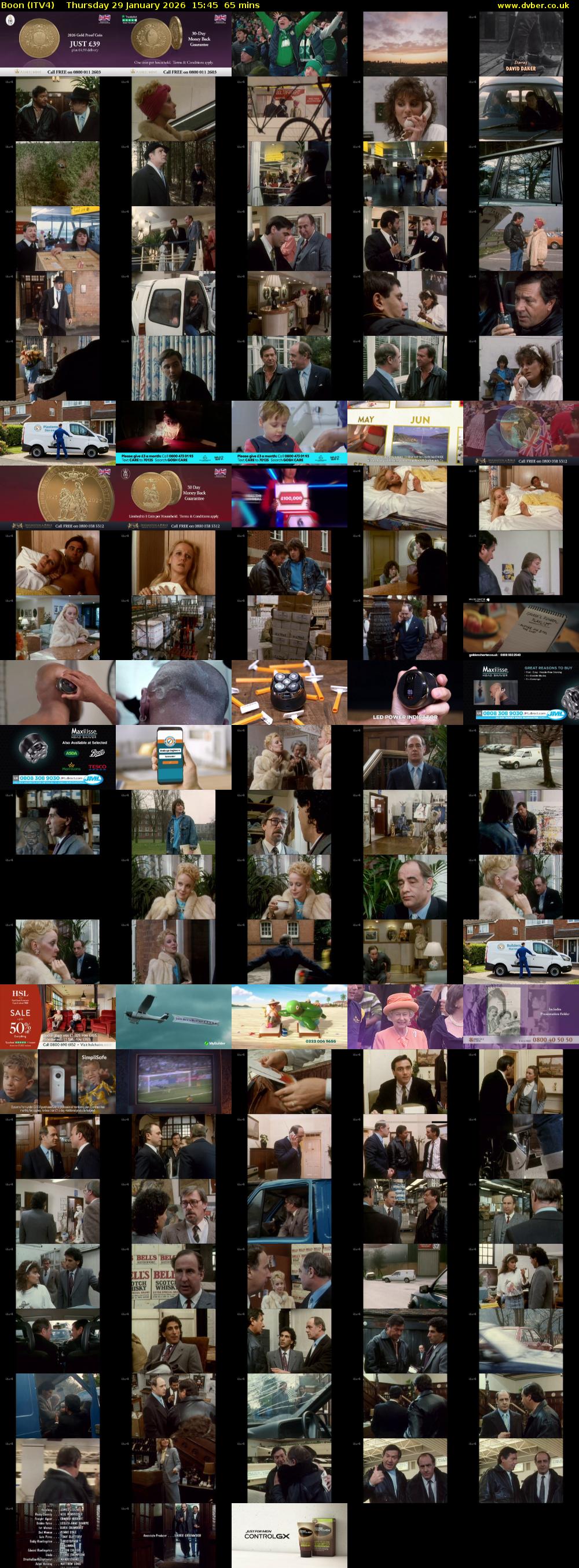 Boon (ITV4) Thursday 29 January 2026 15:45 - 16:50