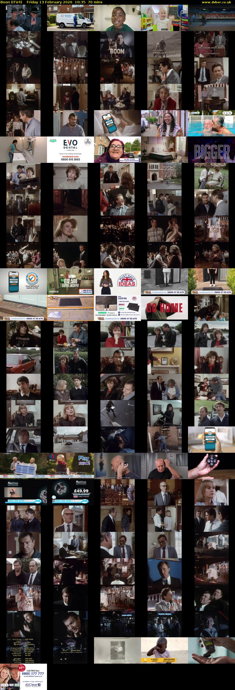 Boon (ITV4) Friday 13 February 2026 10:35 - 11:45