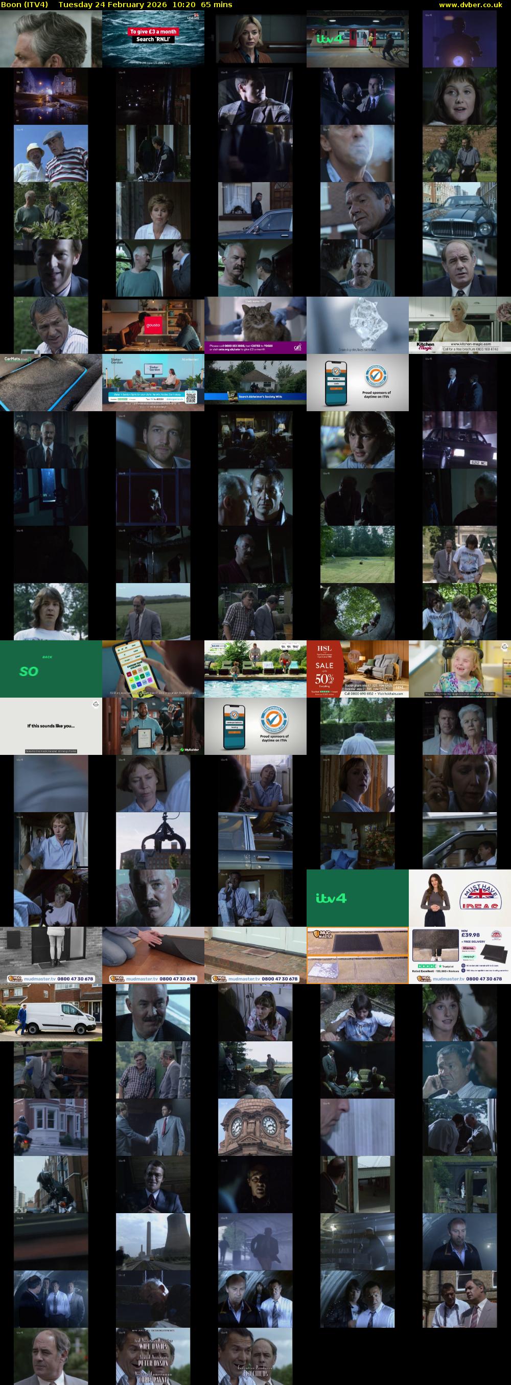 Boon (ITV4) Tuesday 24 February 2026 10:20 - 11:25