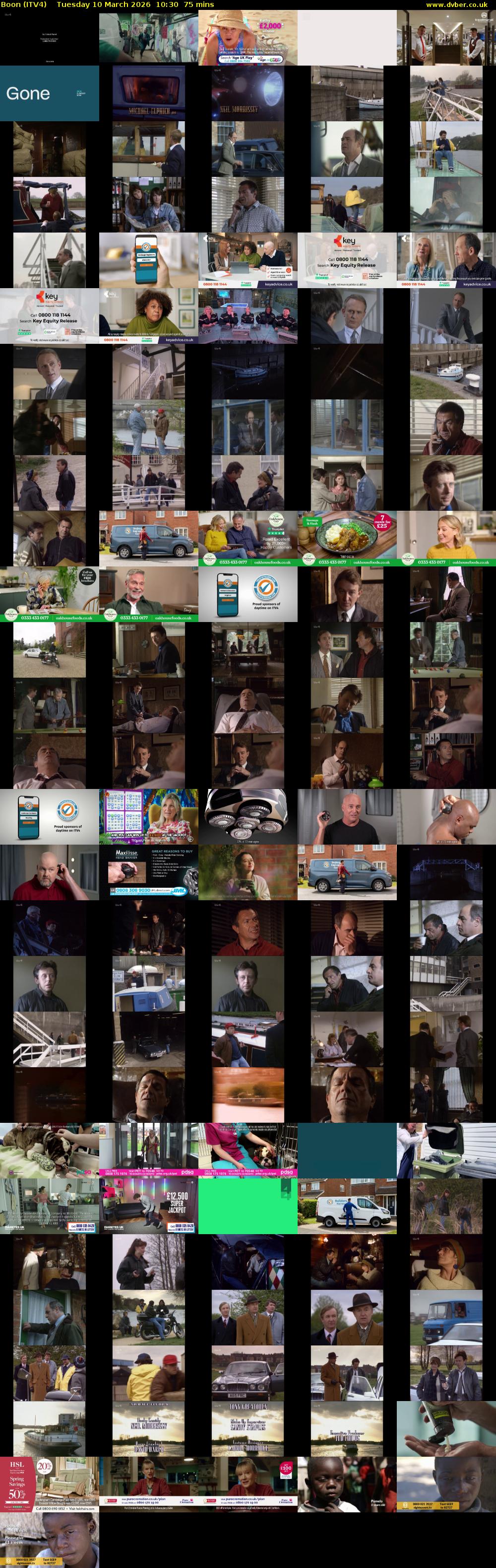 Boon (ITV4) Tuesday 10 March 2026 10:30 - 11:45