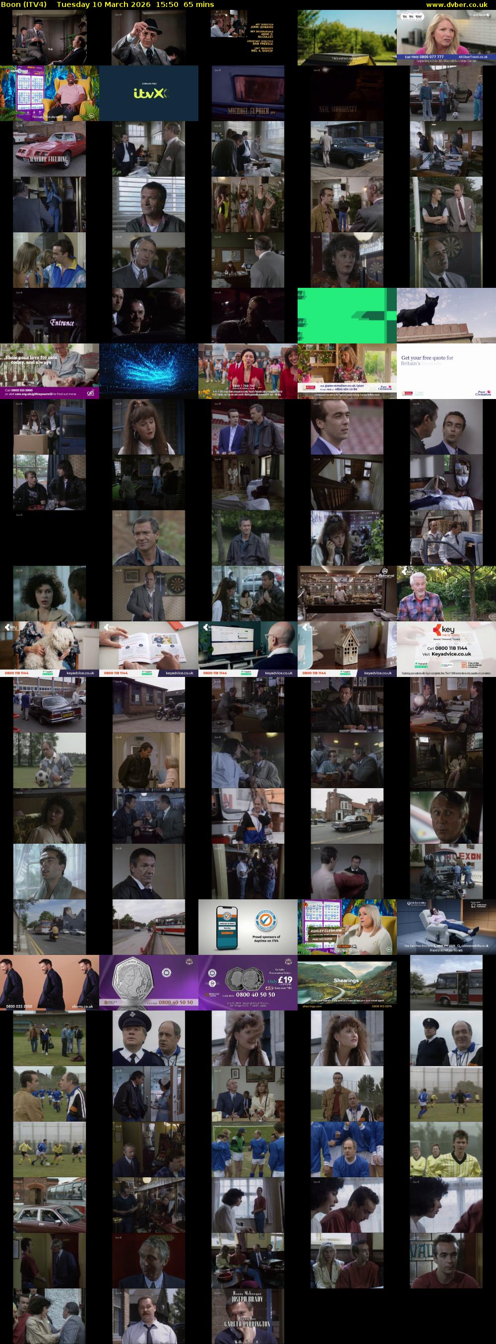 Boon (ITV4) Tuesday 10 March 2026 15:50 - 16:55