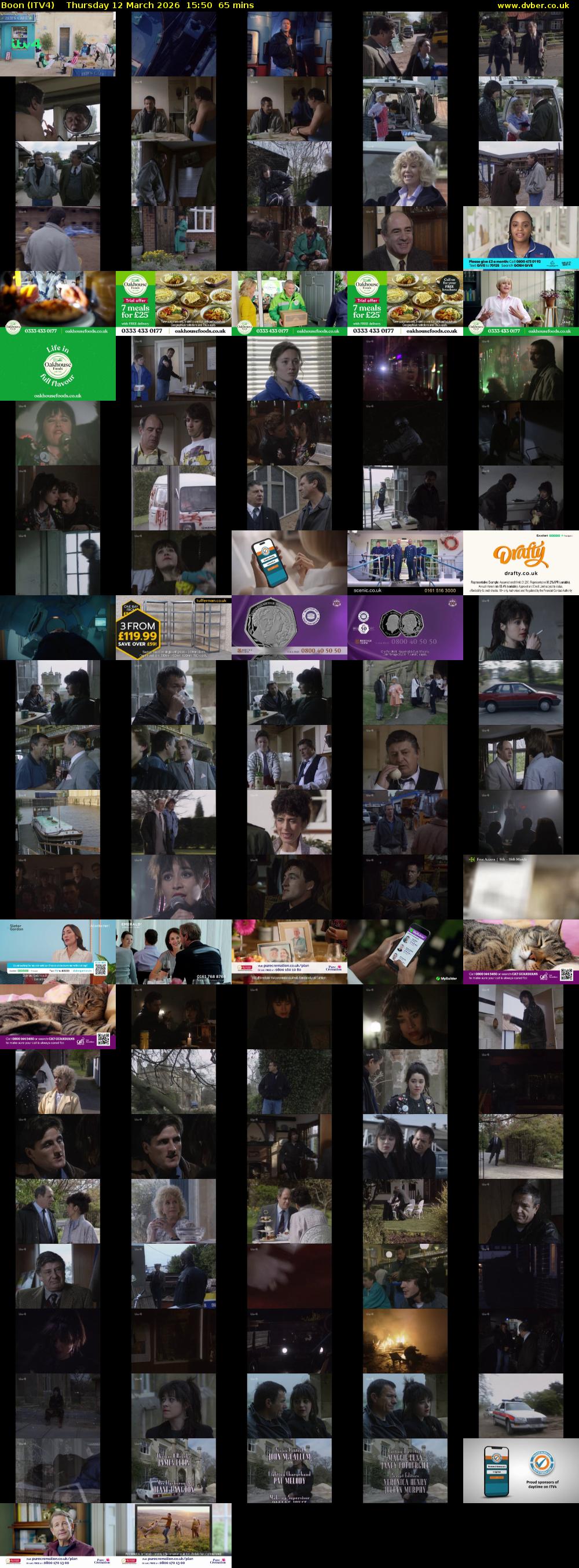 Boon (ITV4) Thursday 12 March 2026 15:50 - 16:55