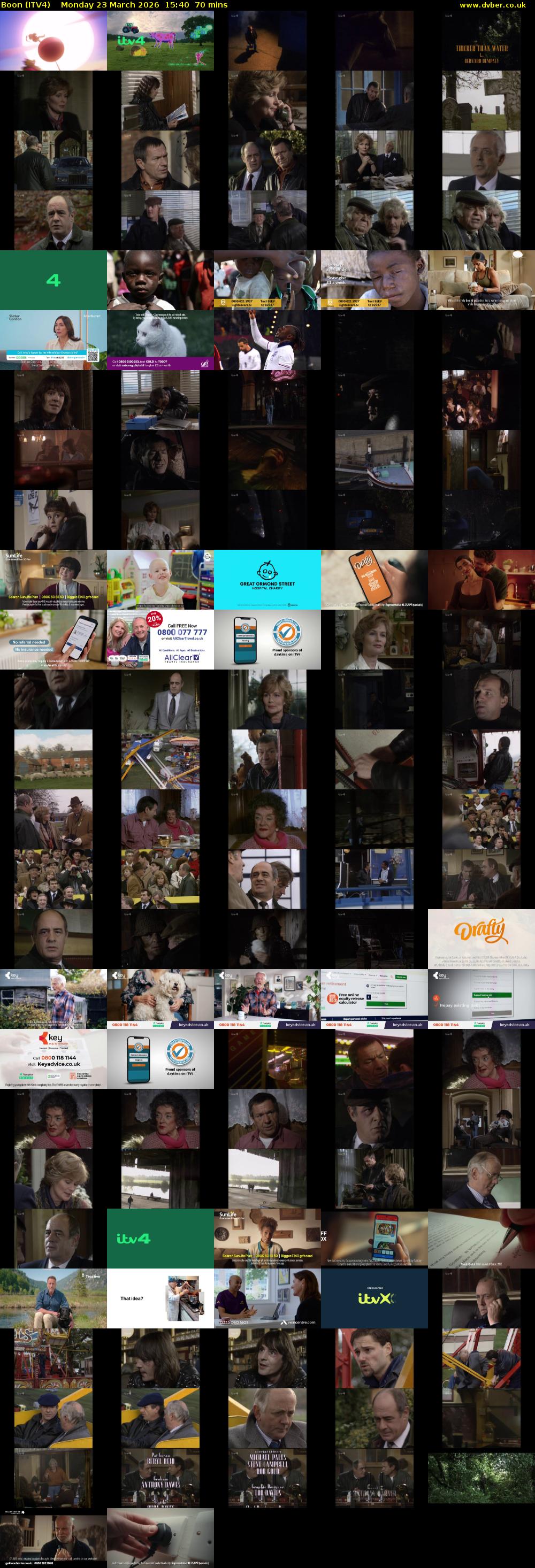 Boon (ITV4) Monday 23 March 2026 15:40 - 16:50