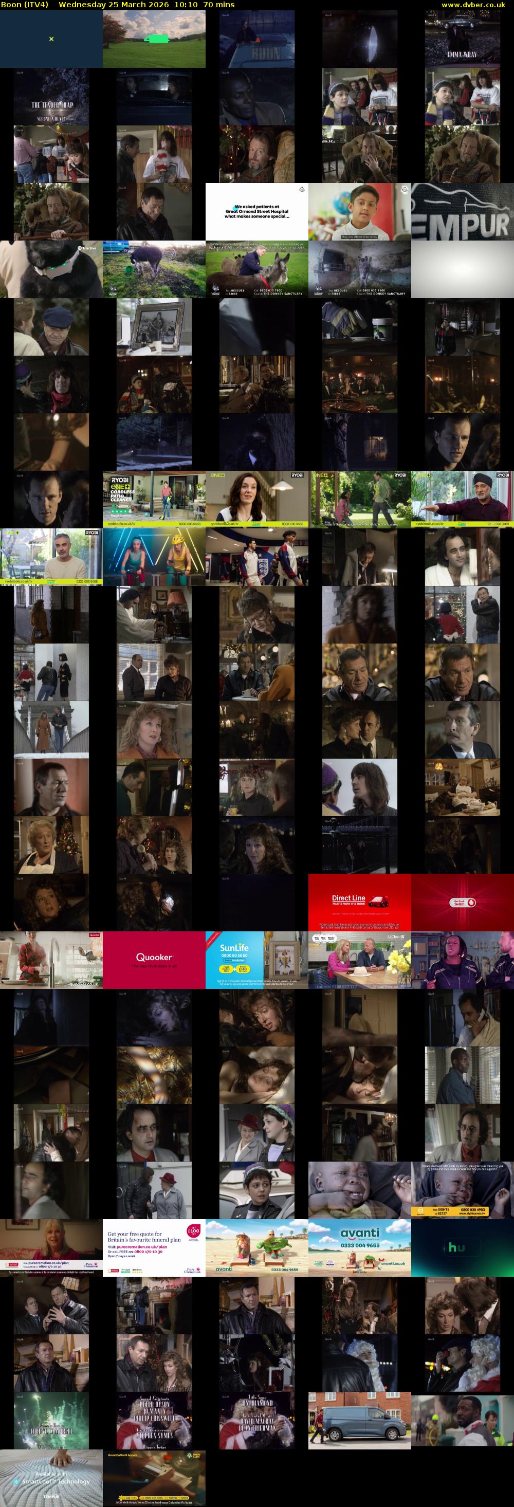 Boon (ITV4) Wednesday 25 March 2026 10:10 - 11:20