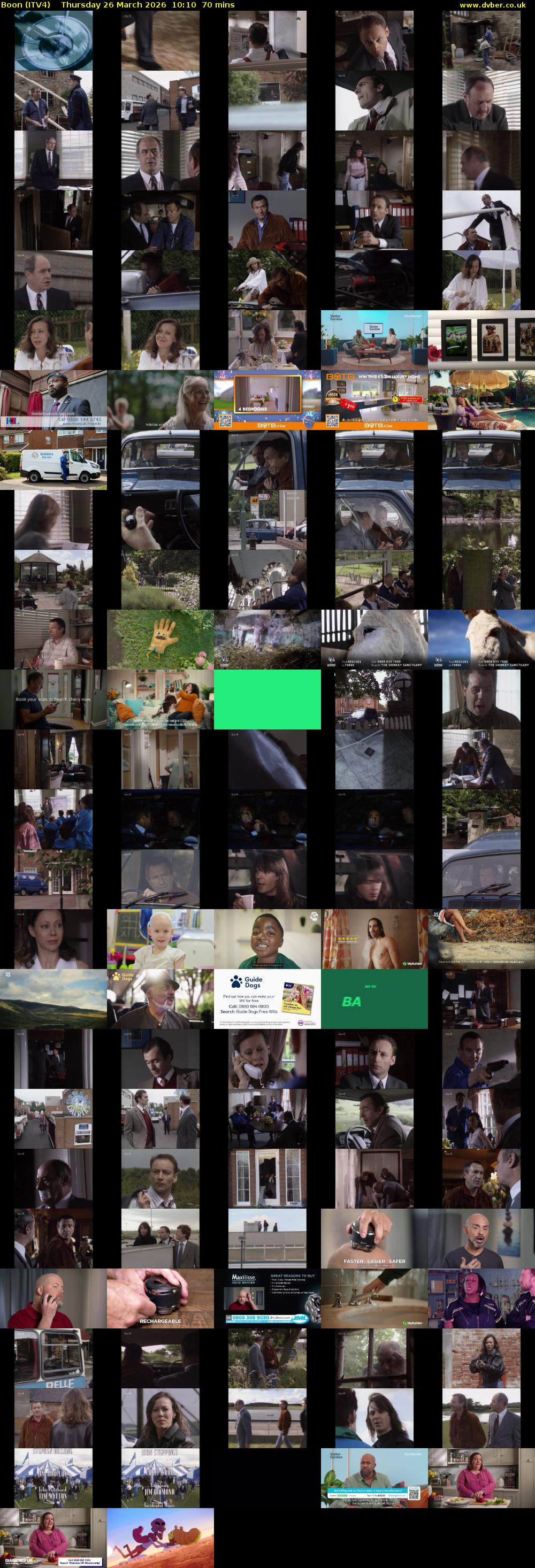 Boon (ITV4) Thursday 26 March 2026 10:10 - 11:20