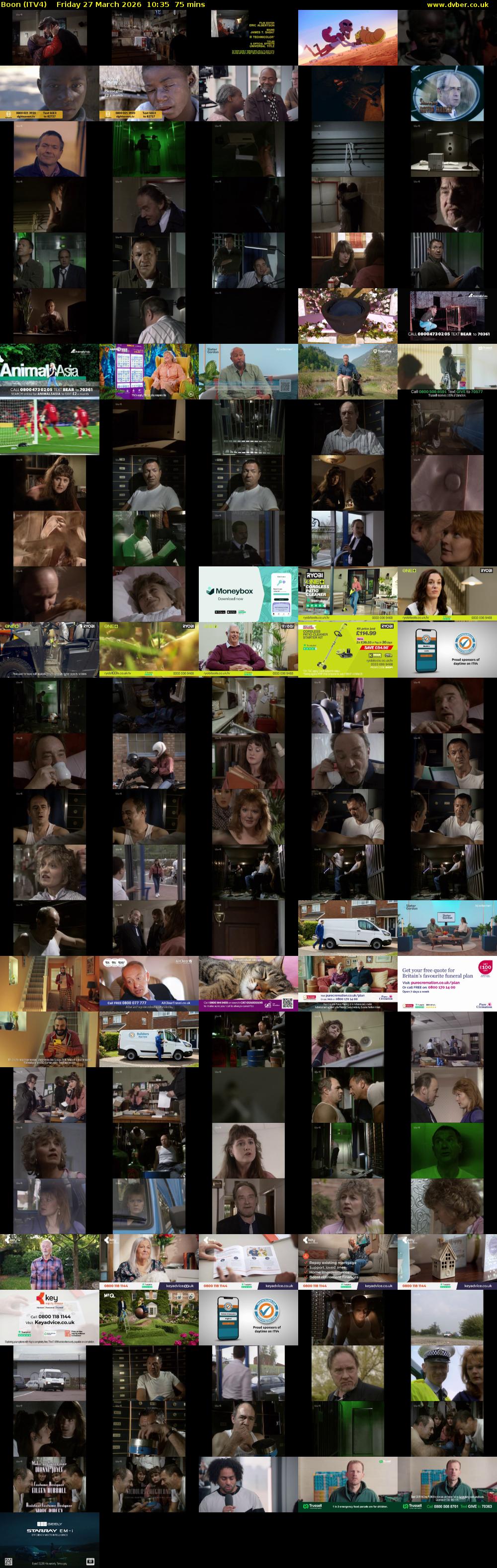 Boon (ITV4) Friday 27 March 2026 10:35 - 11:50