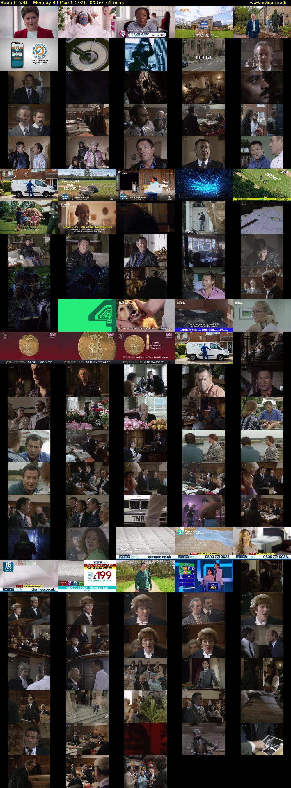 Boon (ITV4) Monday 30 March 2026 09:50 - 10:55
