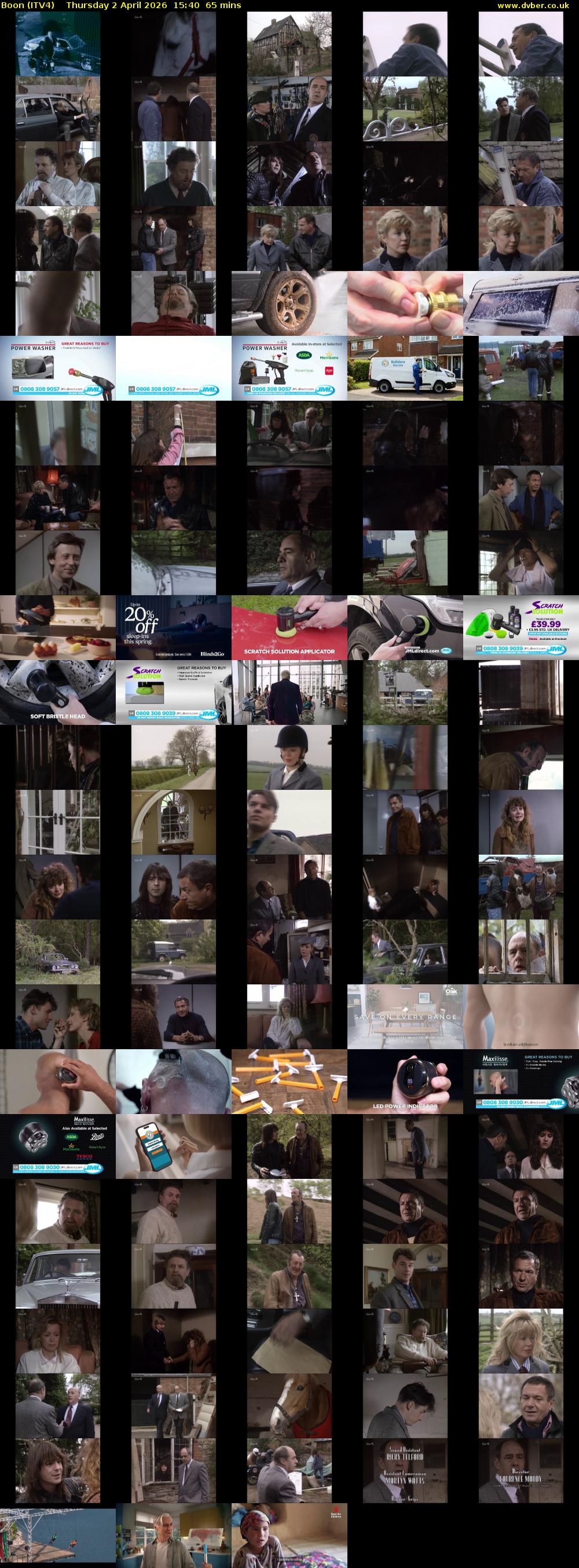 Boon (ITV4) Thursday 2 April 2026 15:40 - 16:45