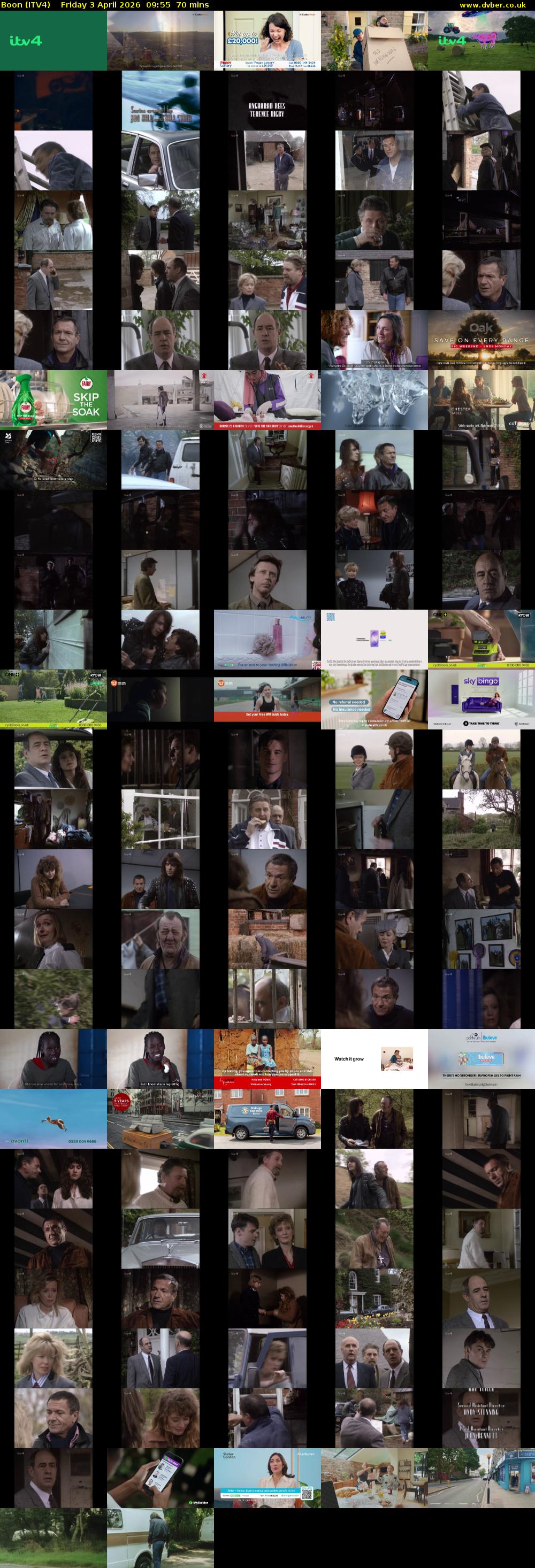 Boon (ITV4) Friday 3 April 2026 09:55 - 11:05