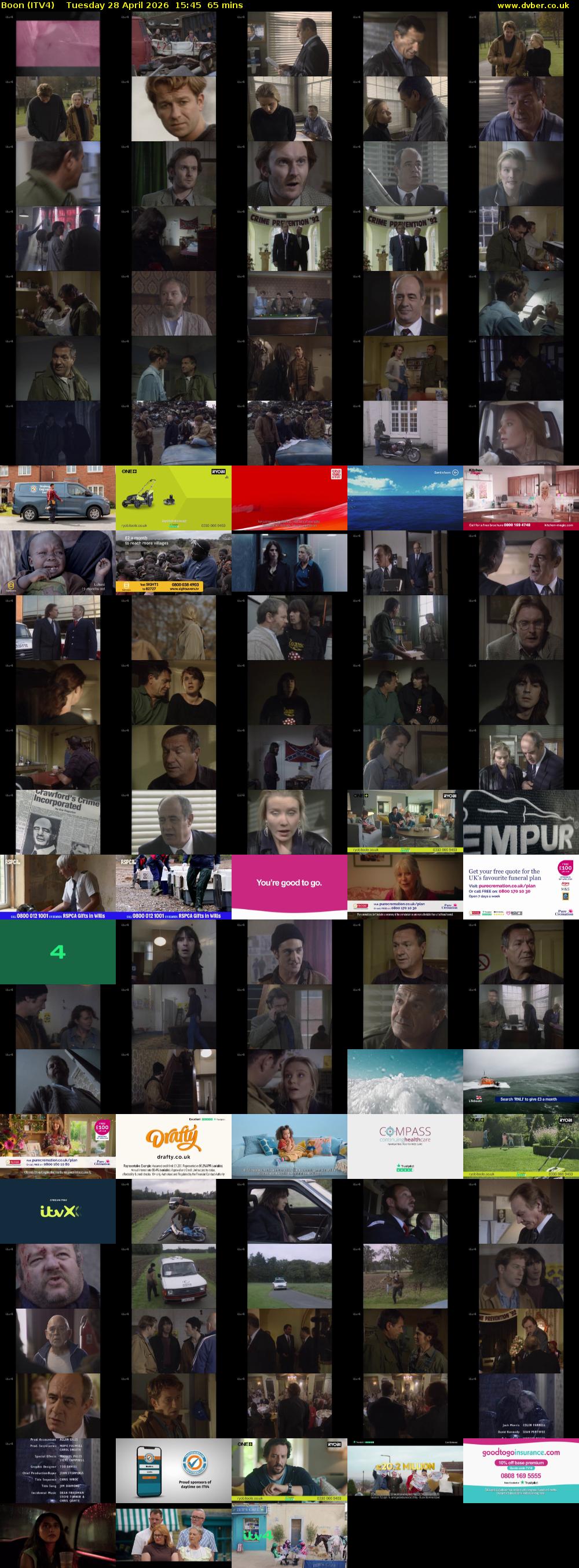 Boon (ITV4) Tuesday 28 April 2026 15:45 - 16:50