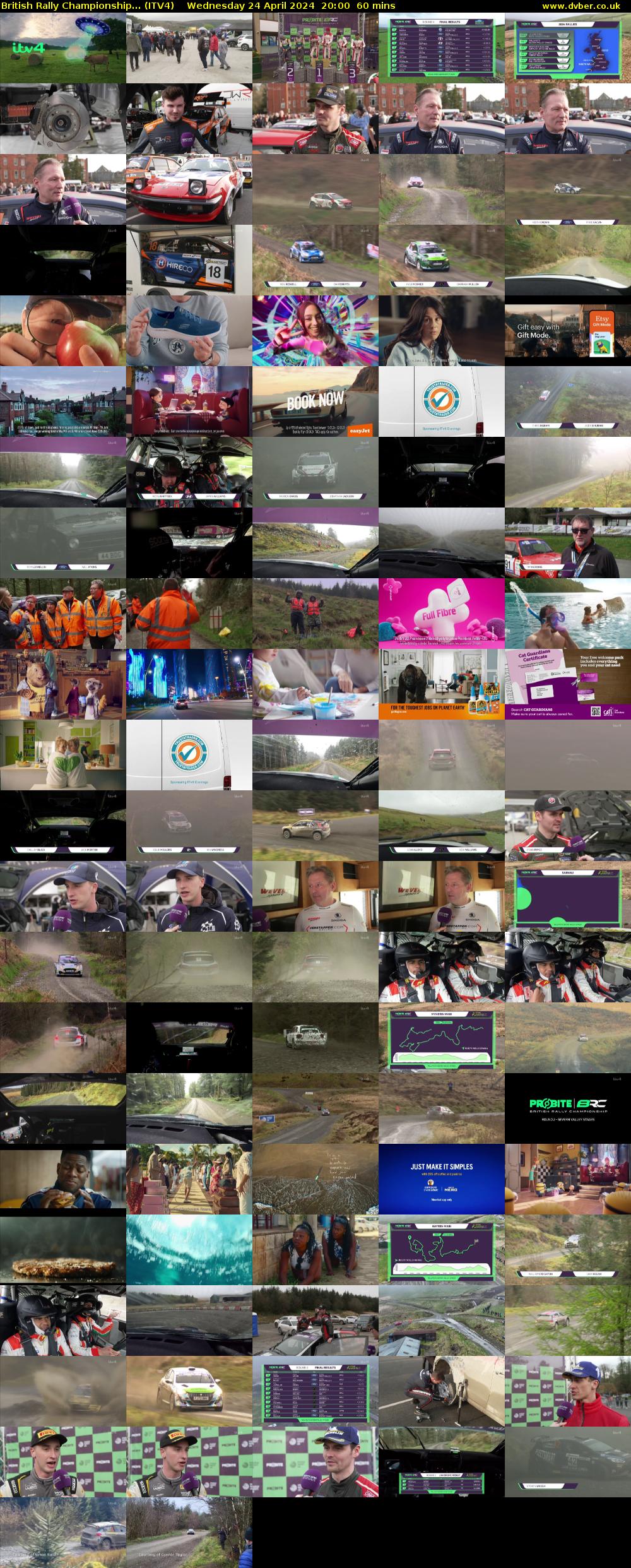 British Rally Championship... (ITV4) Wednesday 24 April 2024 20:00 - 21:00