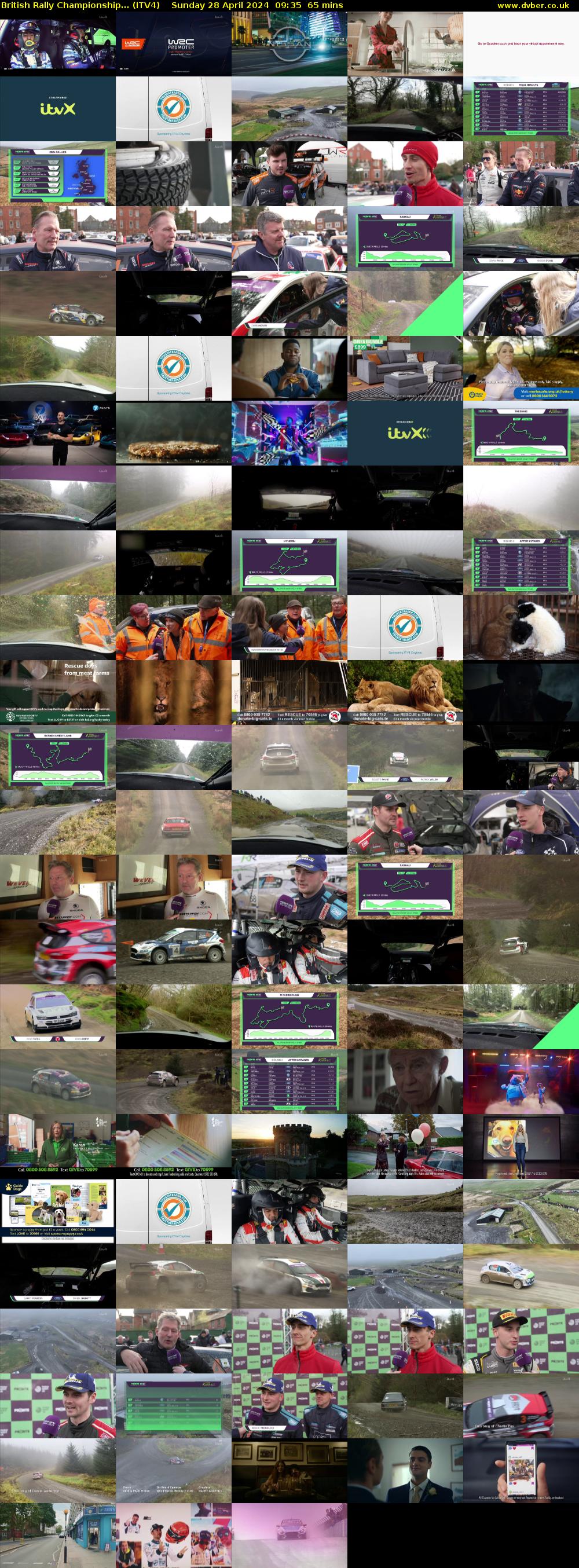 British Rally Championship... (ITV4) Sunday 28 April 2024 09:35 - 10:40