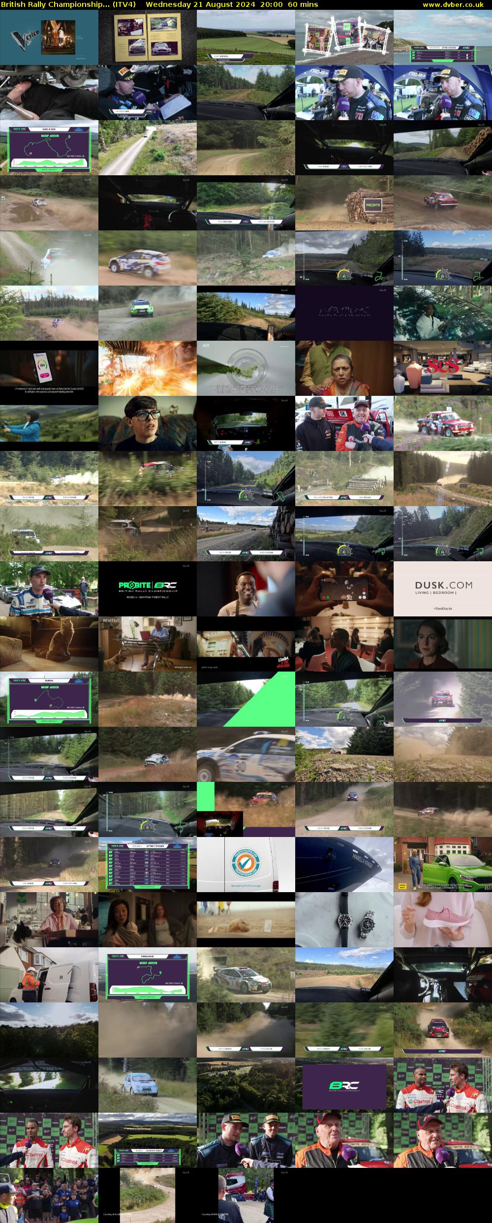 British Rally Championship... (ITV4) Wednesday 21 August 2024 20:00 - 21:00