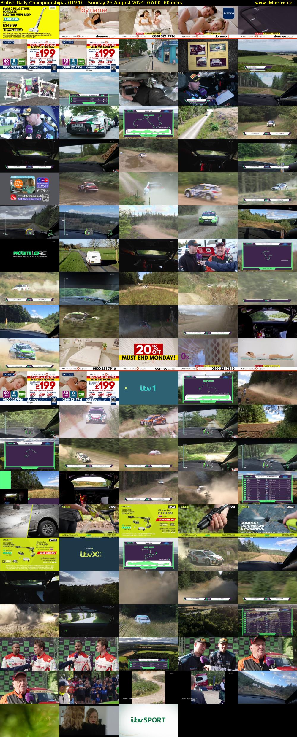 British Rally Championship... (ITV4) Sunday 25 August 2024 07:00 - 08:00