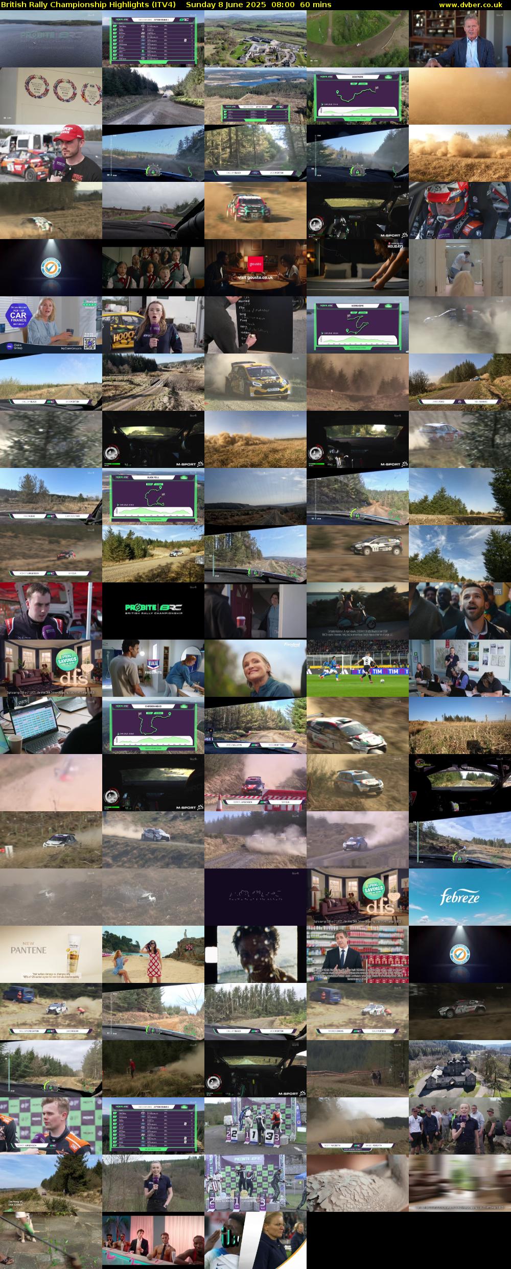 British Rally Championship Highlights (ITV4) Sunday 8 June 2025 08:00 - 09:00