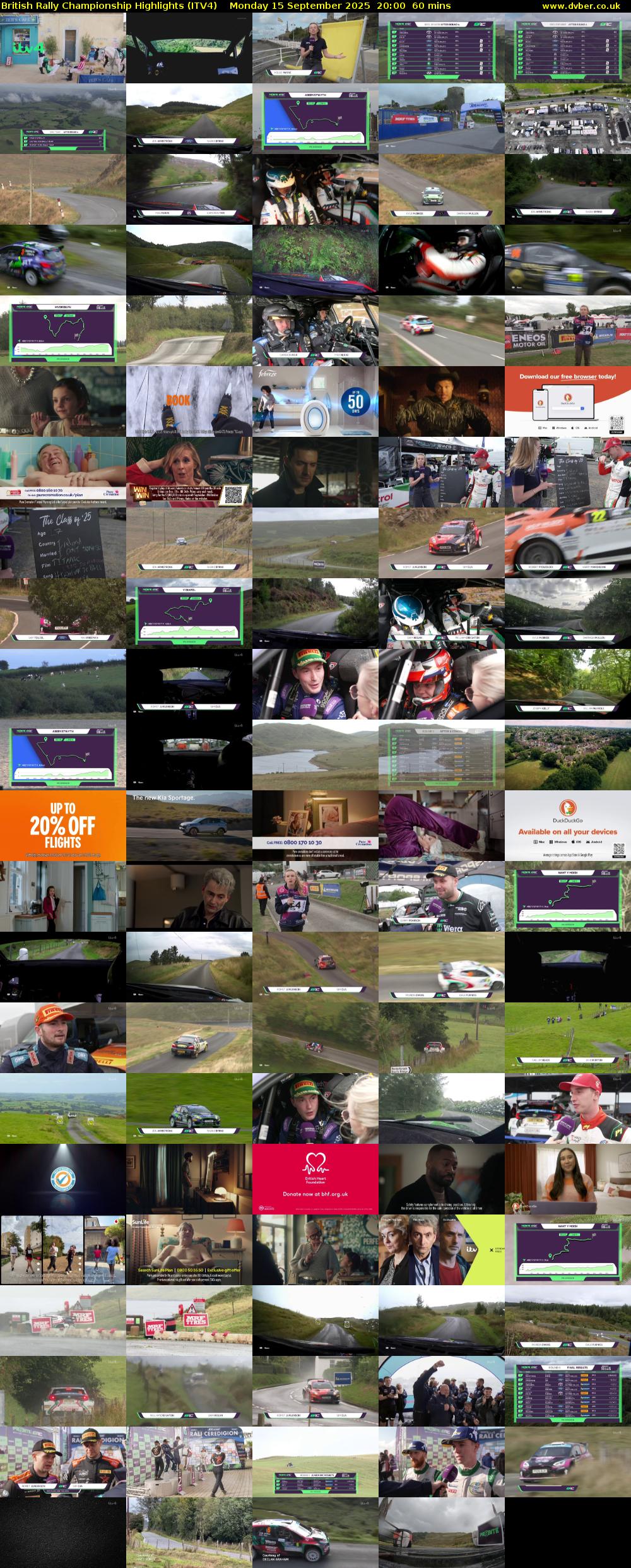British Rally Championship Highlights (ITV4) Monday 15 September 2025 20:00 - 21:00