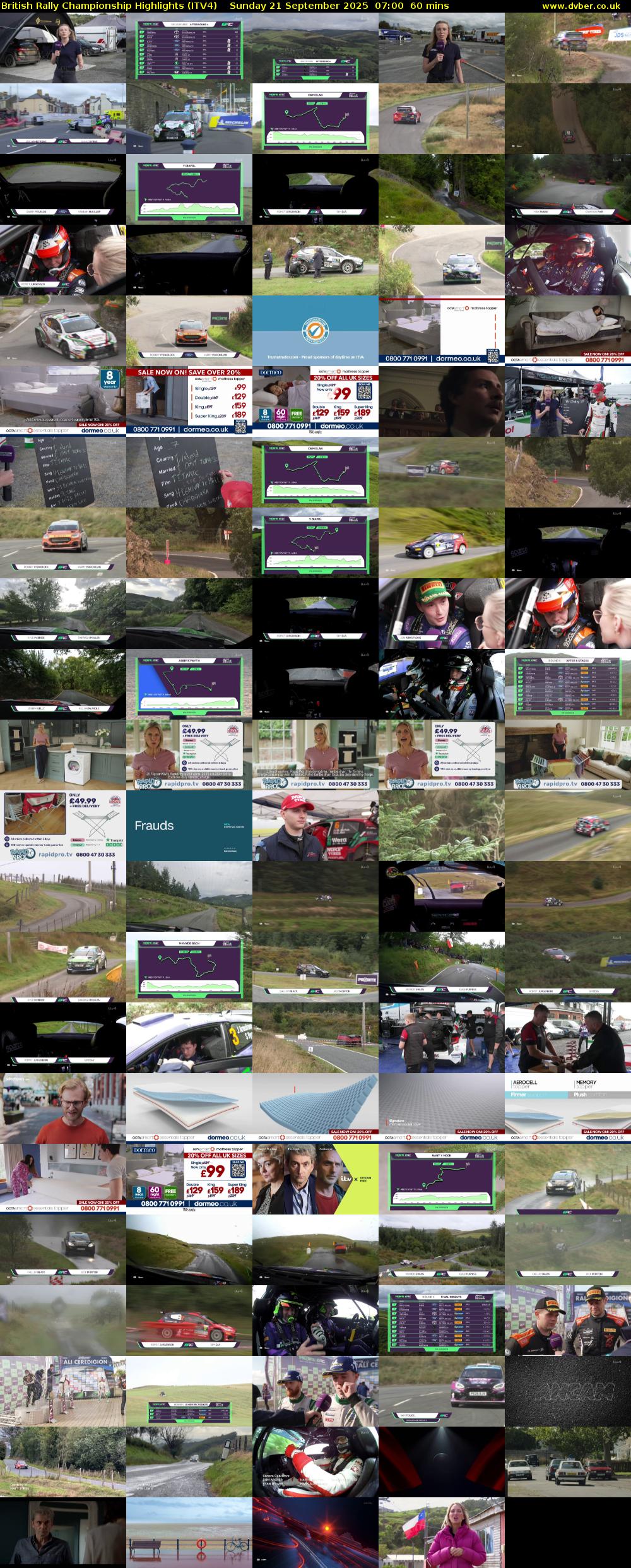 British Rally Championship Highlights (ITV4) Sunday 21 September 2025 07:00 - 08:00