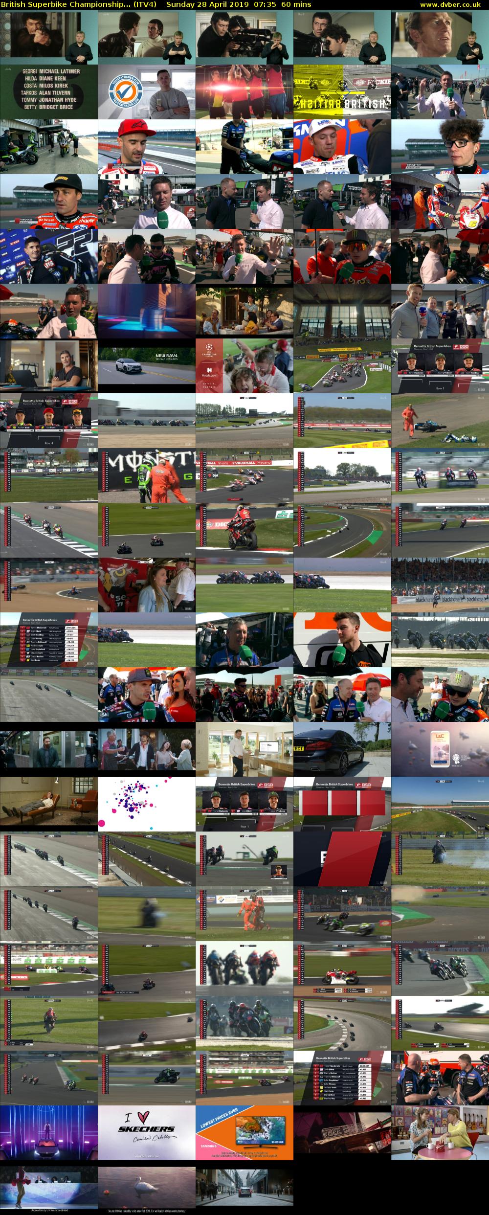 British Superbike Championship... (ITV4) Sunday 28 April 2019 07:35 - 08:35