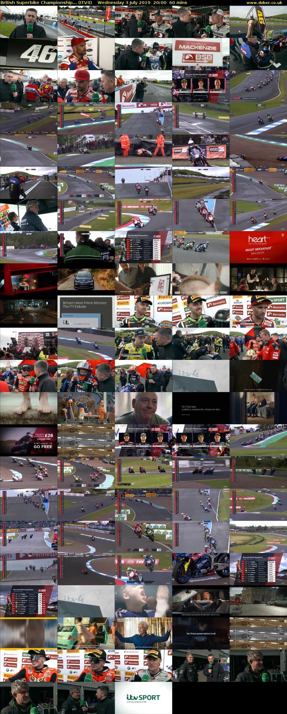 British Superbike Championship... (ITV4) Wednesday 3 July 2019 20:00 - 21:00