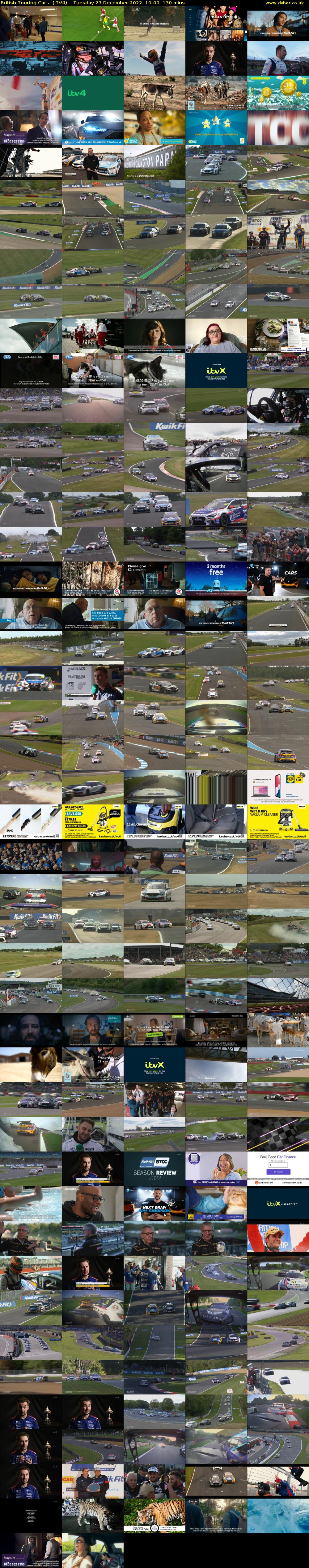 British Touring Car... (ITV4) Tuesday 27 December 2022 10:00 - 12:10