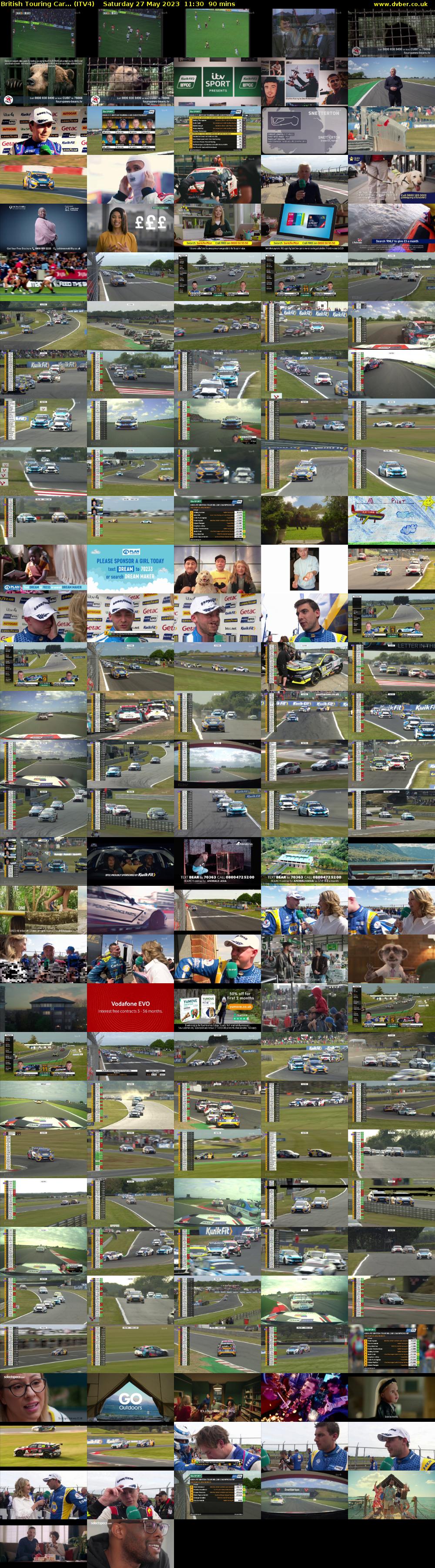 British Touring Car... (ITV4) Saturday 27 May 2023 11:30 - 13:00