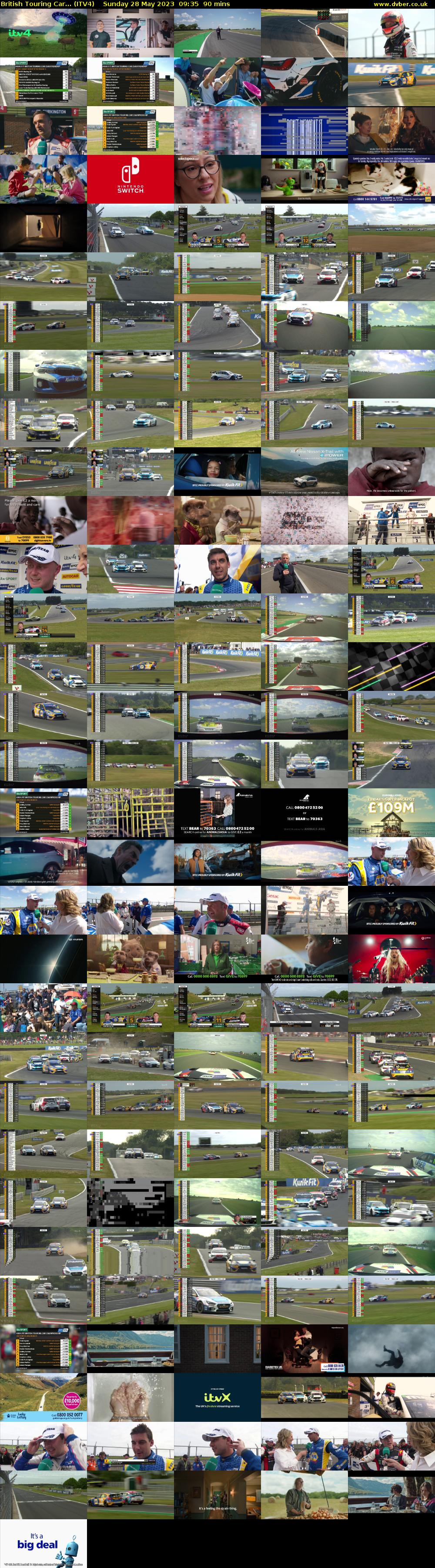 British Touring Car... (ITV4) Sunday 28 May 2023 09:35 - 11:05