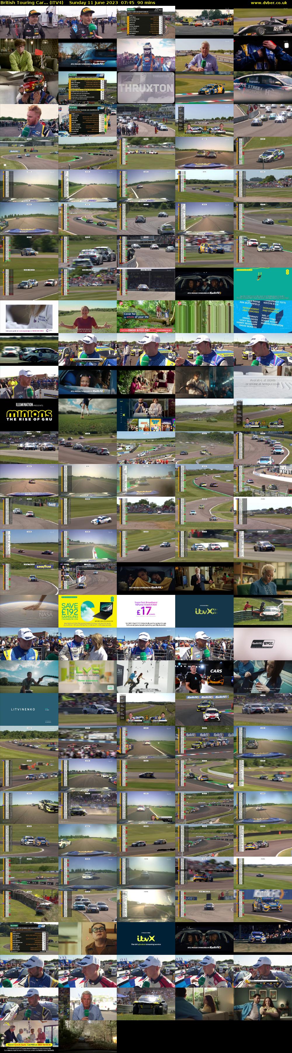 British Touring Car... (ITV4) Sunday 11 June 2023 07:45 - 09:15