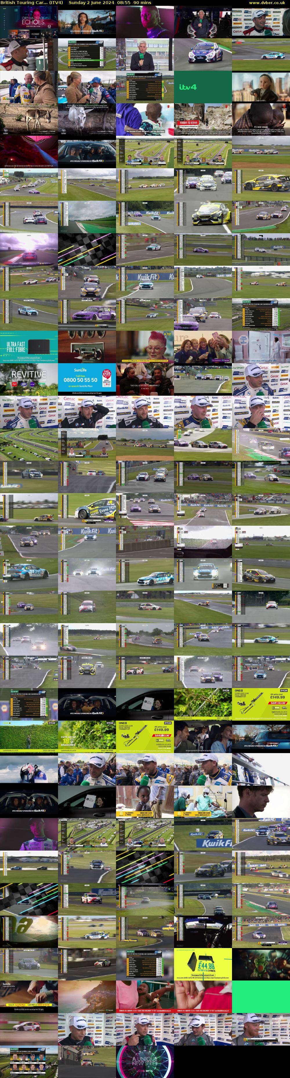 British Touring Car... (ITV4) Sunday 2 June 2024 08:55 - 10:25