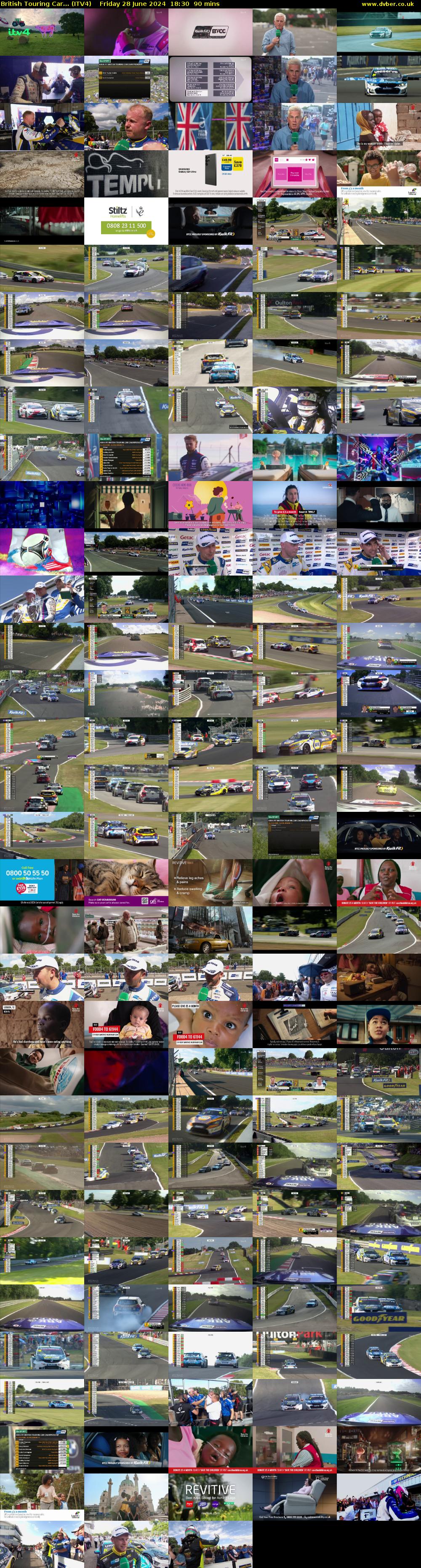 British Touring Car... (ITV4) Friday 28 June 2024 18:30 - 20:00