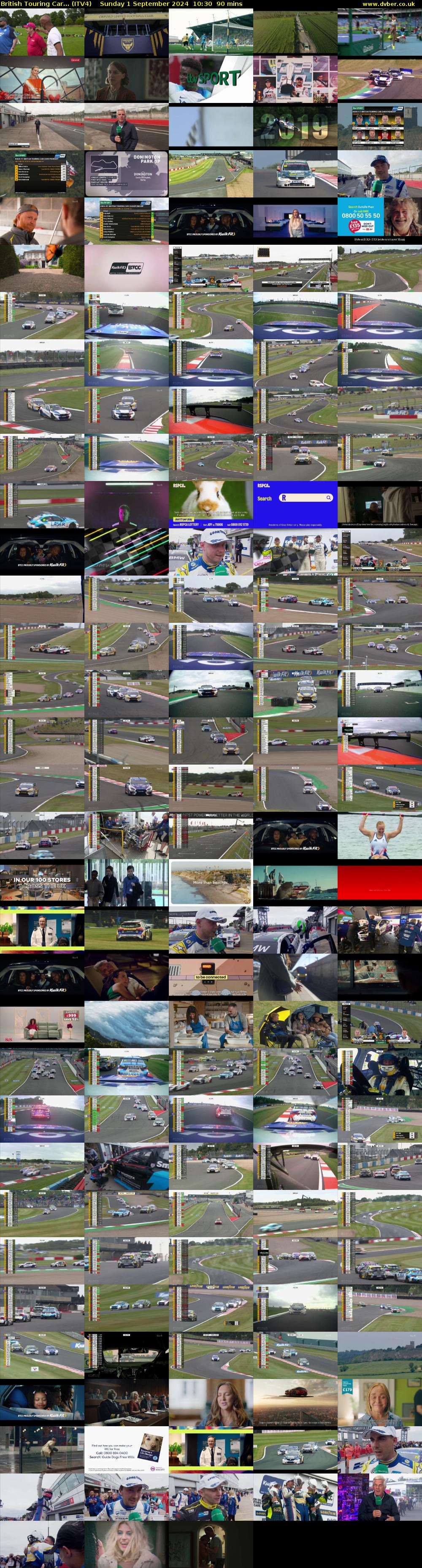 British Touring Car... (ITV4) Sunday 1 September 2024 10:30 - 12:00