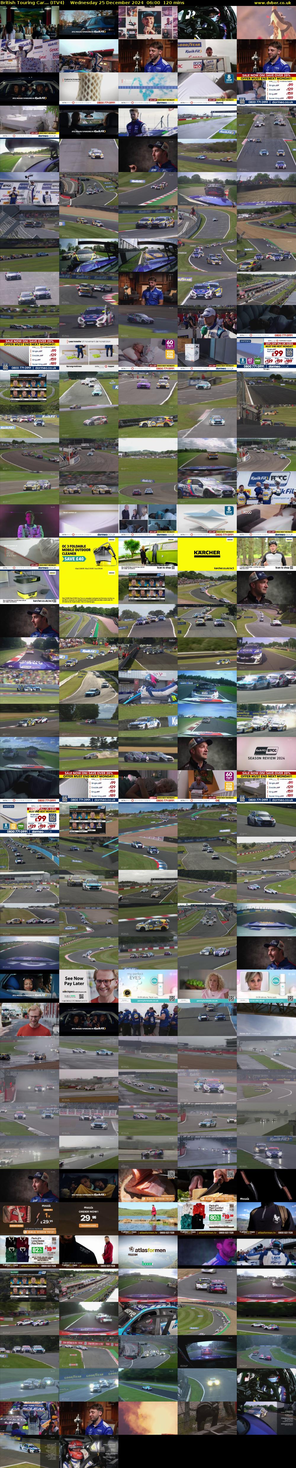 British Touring Car... (ITV4) Wednesday 25 December 2024 06:00 - 08:00