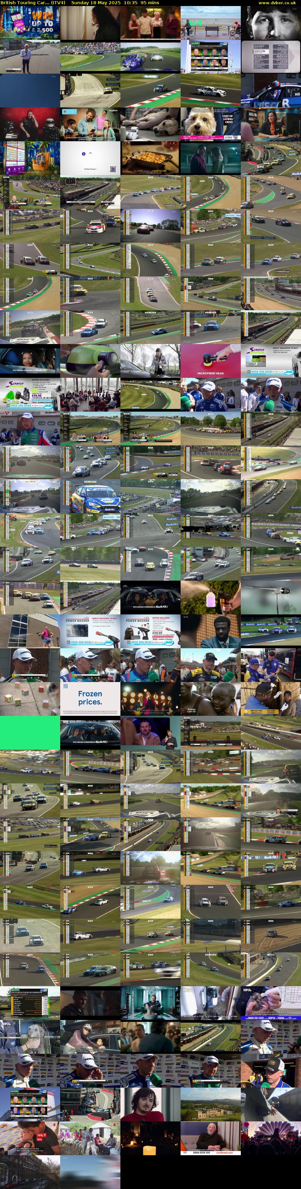 British Touring Car... (ITV4) Sunday 18 May 2025 10:35 - 12:10