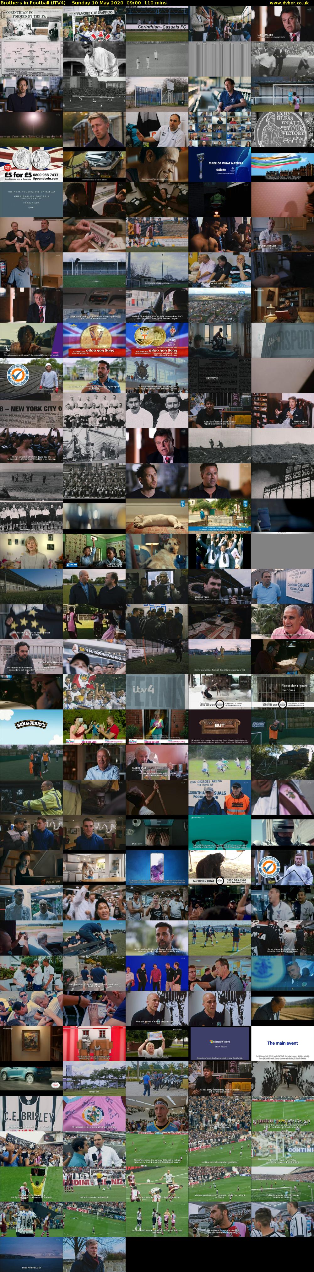 Brothers in Football (ITV4) Sunday 10 May 2020 09:00 - 10:50