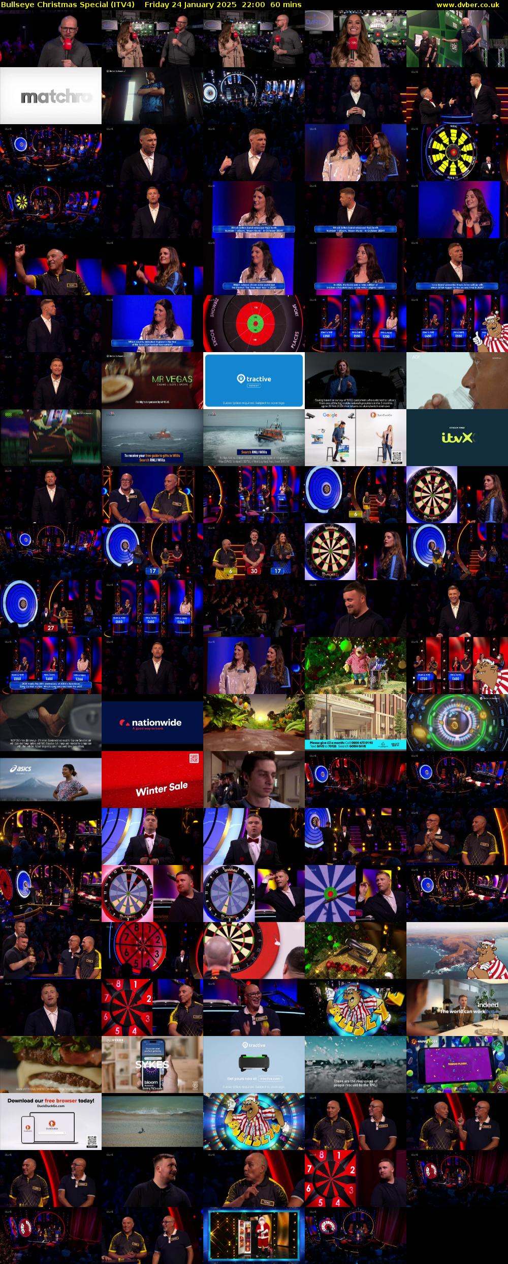 Bullseye Christmas Special (ITV4) Friday 24 January 2025 22:00 - 23:00