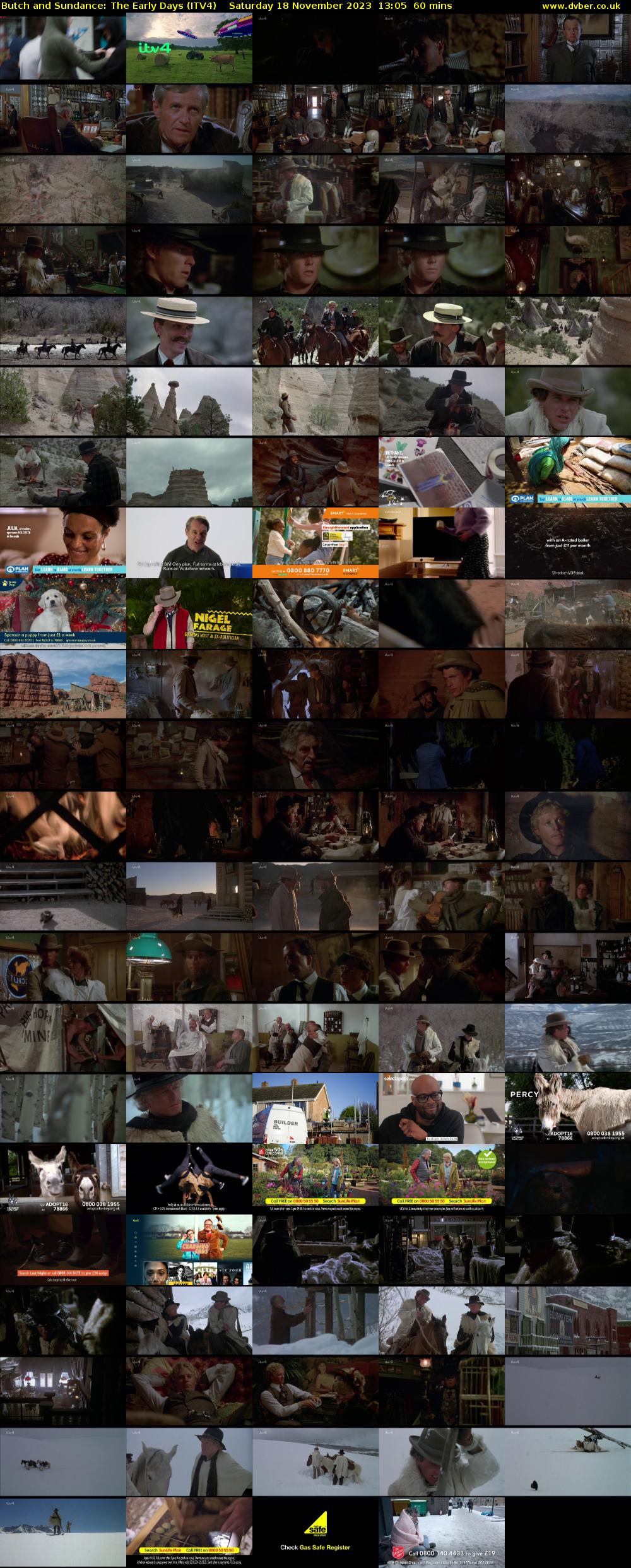 Butch and Sundance: The Early Days (ITV4) Saturday 18 November 2023 13:05 - 14:05