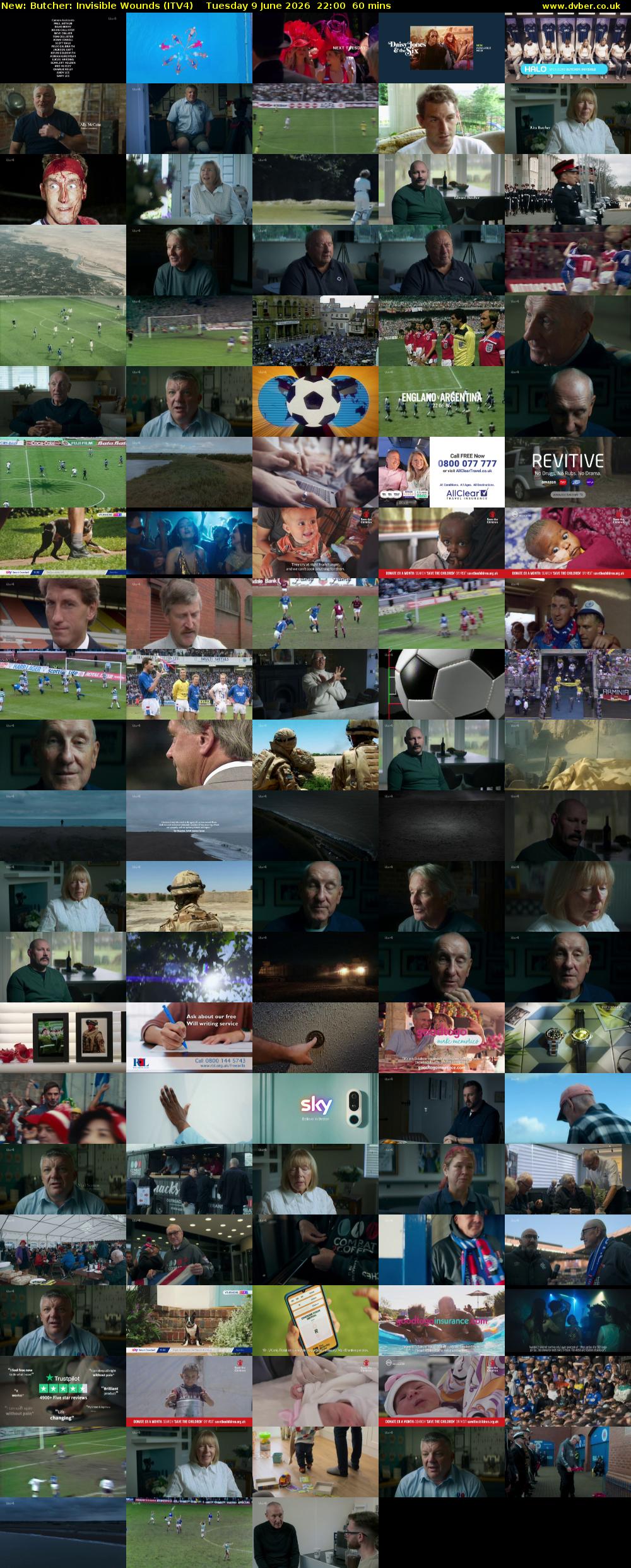 Butcher: Invisible Wounds (ITV4) Tuesday 9 June 2026 22:00 - 23:00