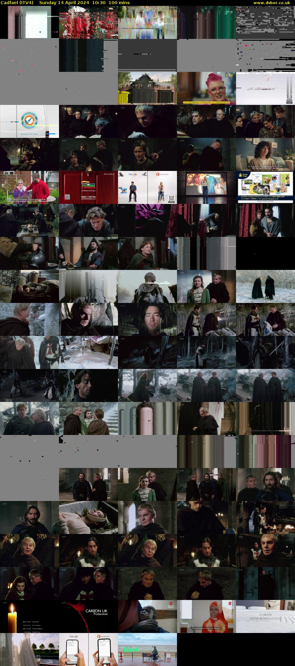 Cadfael (ITV4) Sunday 14 April 2024 10:30 - 12:10