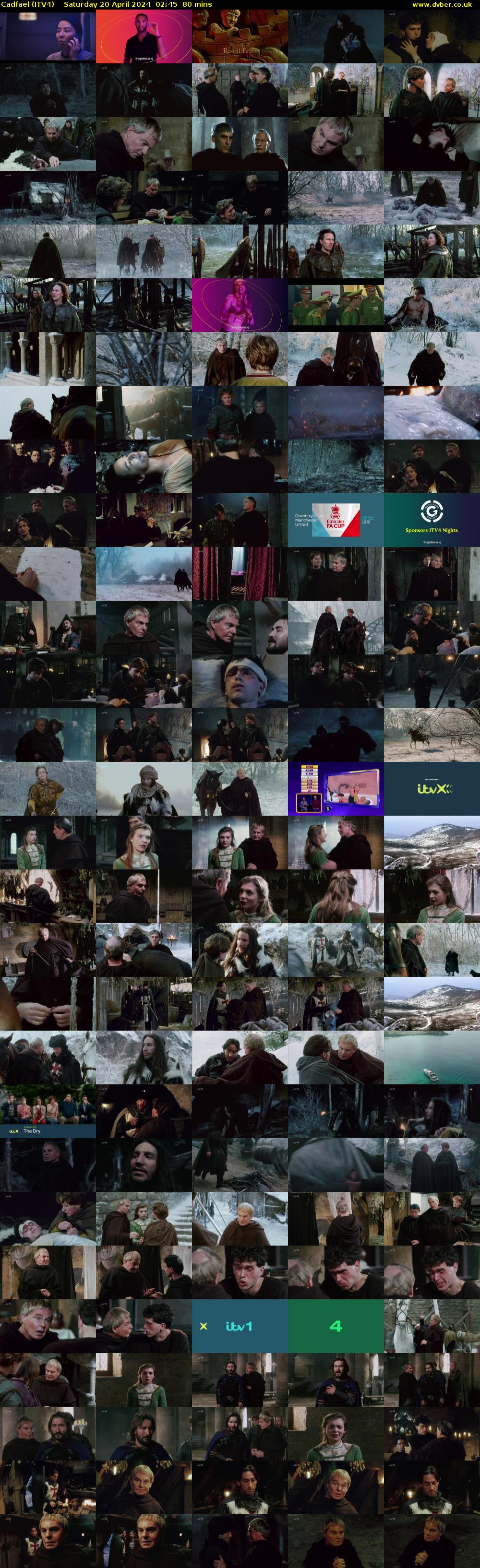 Cadfael (ITV4) Saturday 20 April 2024 02:45 - 04:05