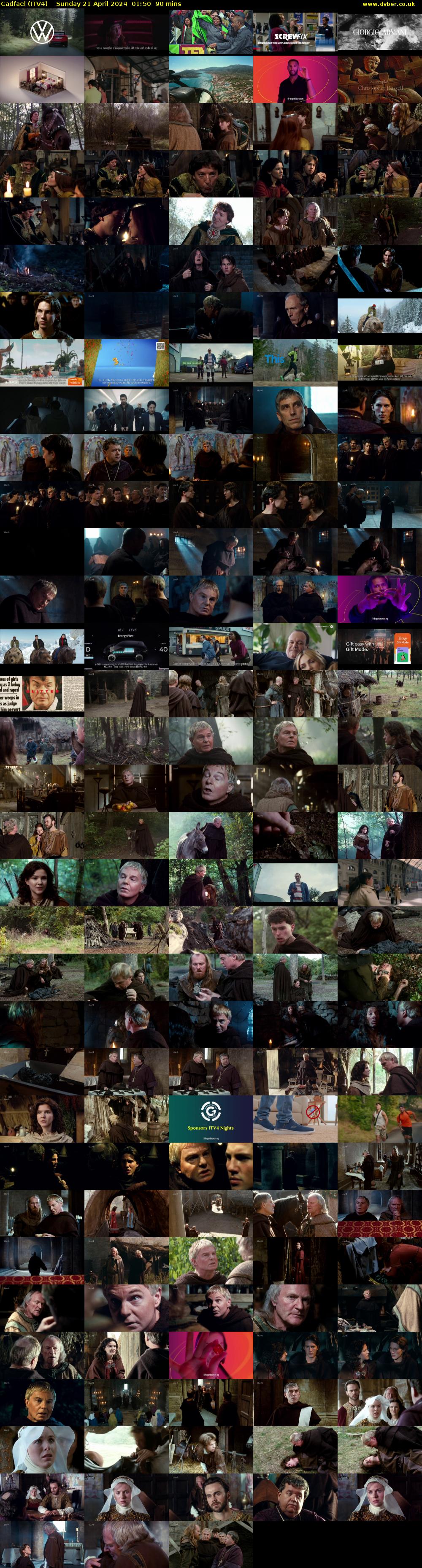 Cadfael (ITV4) Sunday 21 April 2024 01:50 - 03:20
