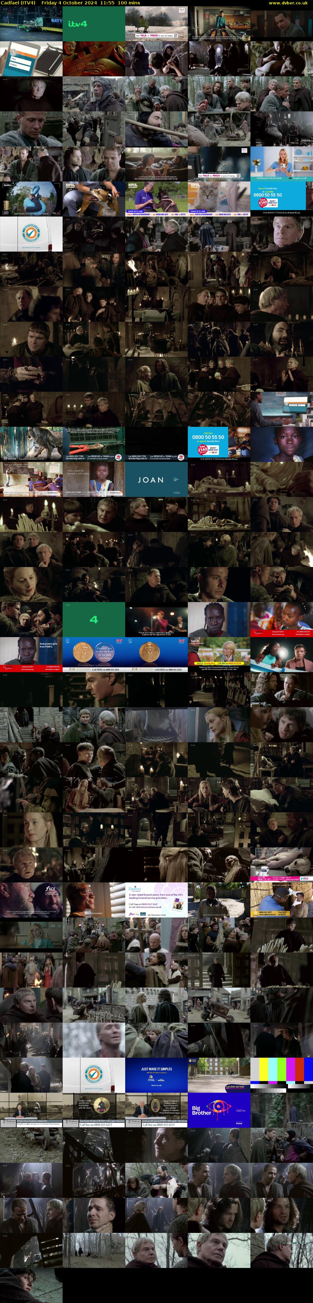 Cadfael (ITV4) Friday 4 October 2024 11:55 - 13:35