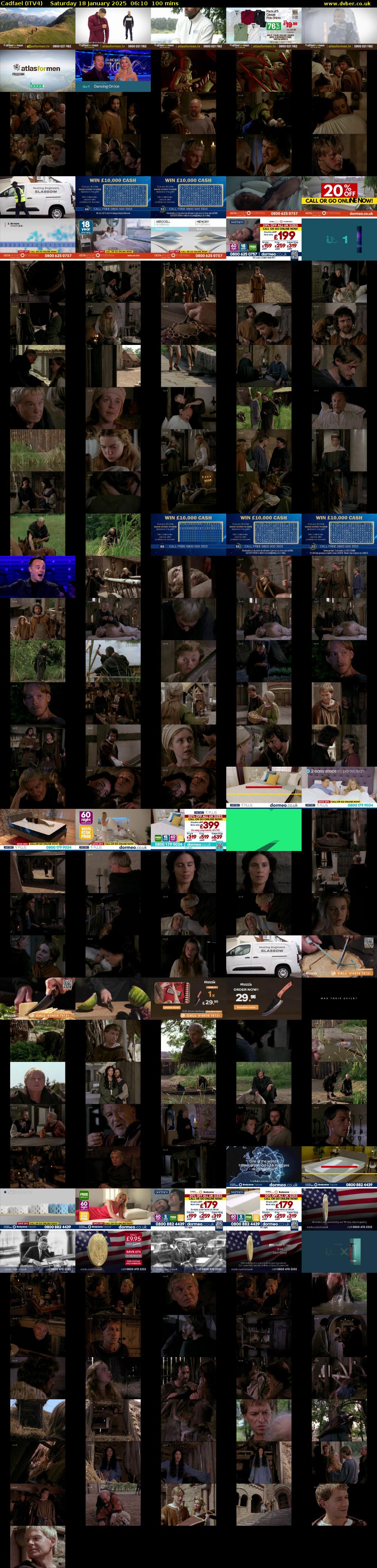 Cadfael (ITV4) Saturday 18 January 2025 06:10 - 07:50