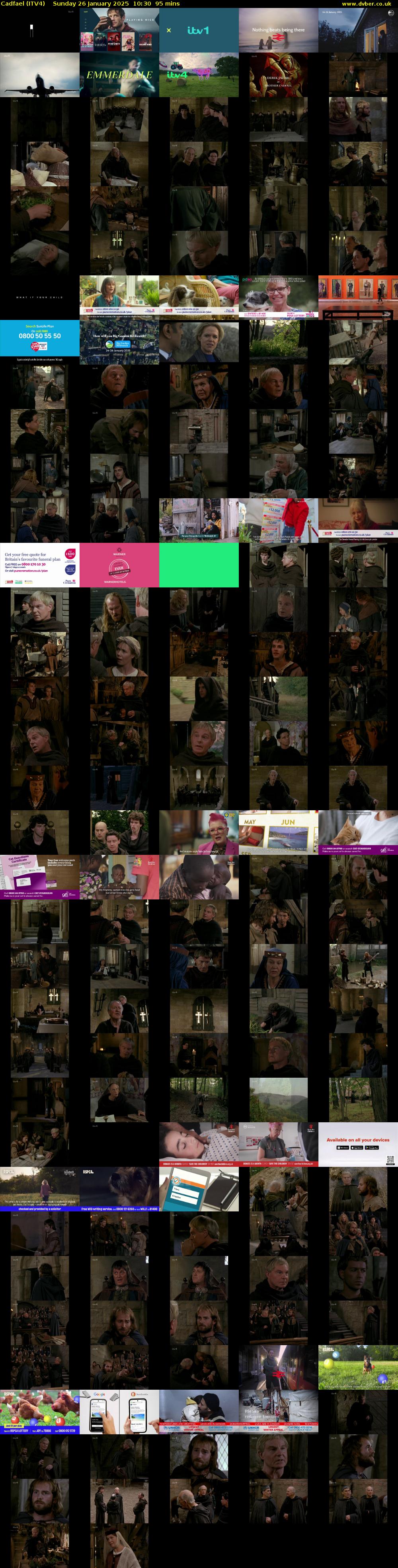 Cadfael (ITV4) Sunday 26 January 2025 10:30 - 12:05
