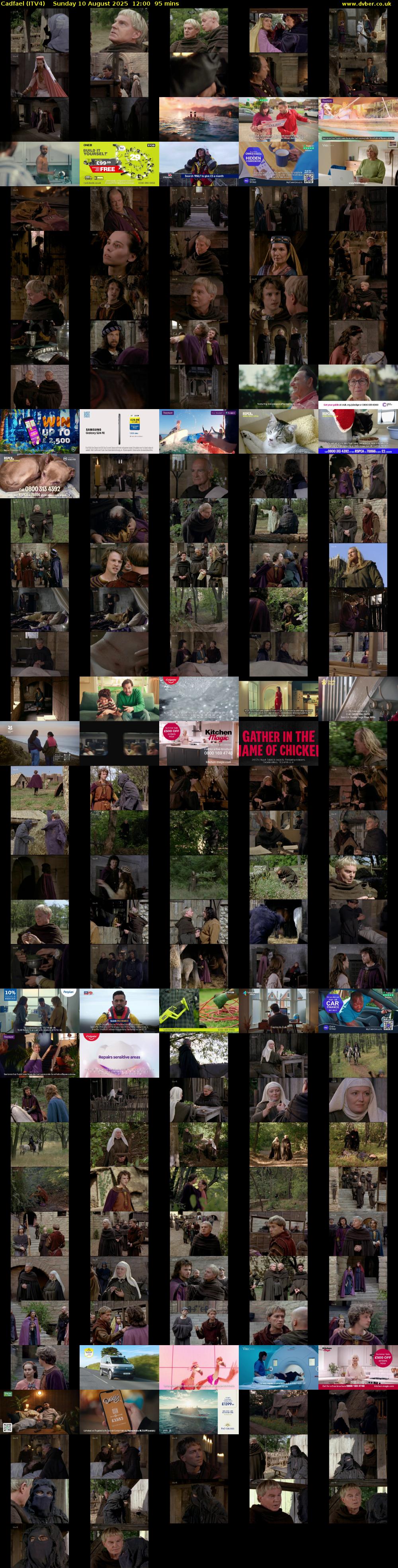 Cadfael (ITV4) Sunday 10 August 2025 12:00 - 13:35