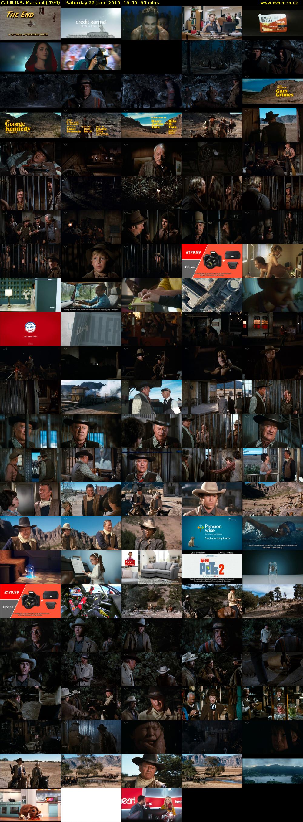 Cahill U.S. Marshal (ITV4) Saturday 22 June 2019 16:50 - 17:55