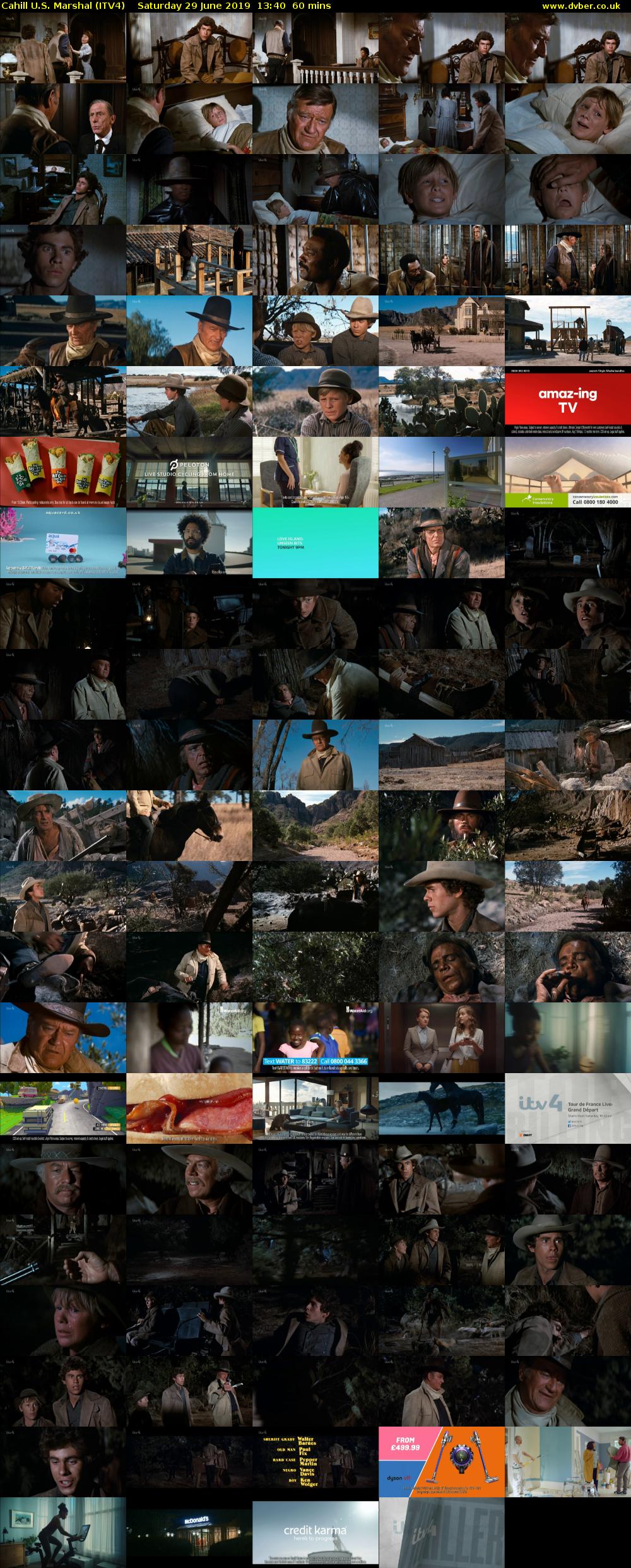 Cahill U.S. Marshal (ITV4) Saturday 29 June 2019 13:40 - 14:40